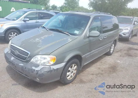 2004 Kia Sedona Ex/Lx z USA, uszkodzony, nr VIN KNDUP131346536046